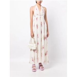LoveShackFancy Love Maxi Halter Dress - Spanish Lavender - X-Small - $595